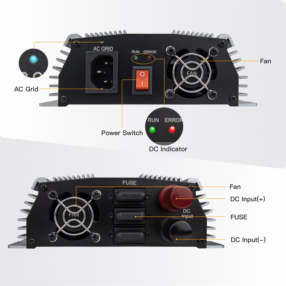 Micro onduleur solaire 1000-14 - Micro Inverter 1400W Solar Grid Tie avis et prix