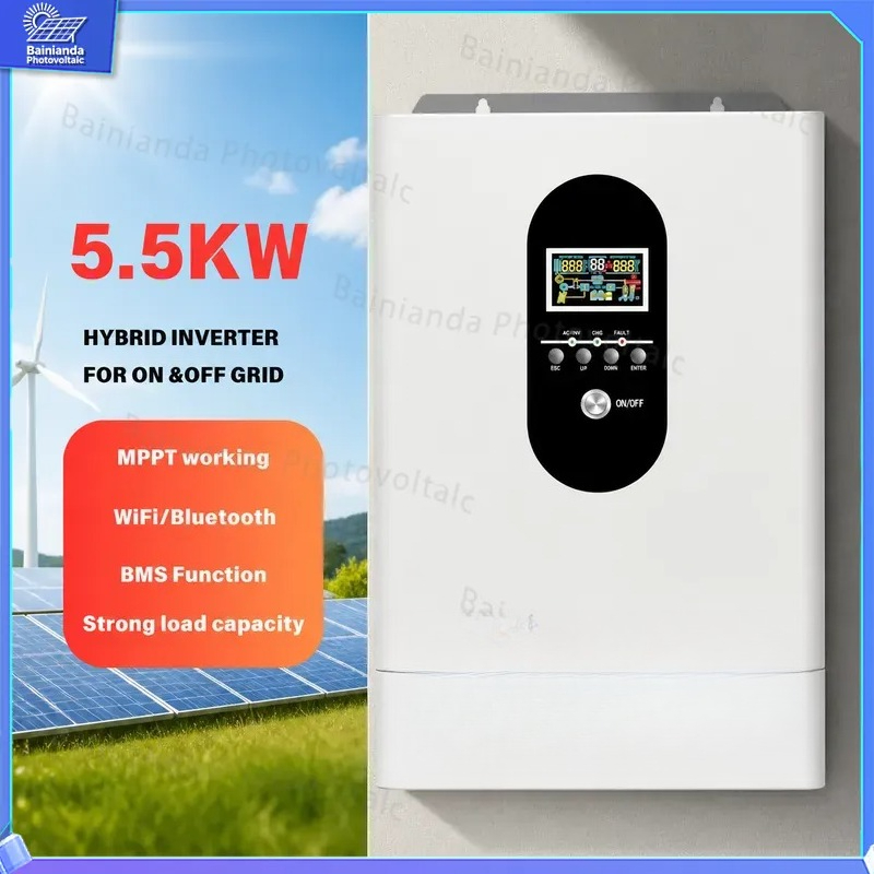 Onduleur Solaire Hybride 3kW 5 - Hybrid Solar Inverter 5.5Kw Mppt 48V avis et prix